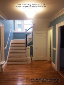 skim coat and painting after wallpaper removal swampscott ma