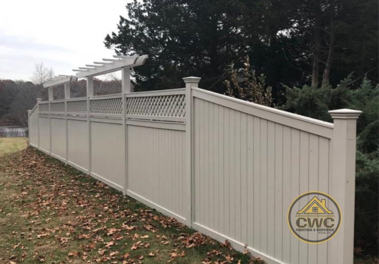 fence painting Beverly MA