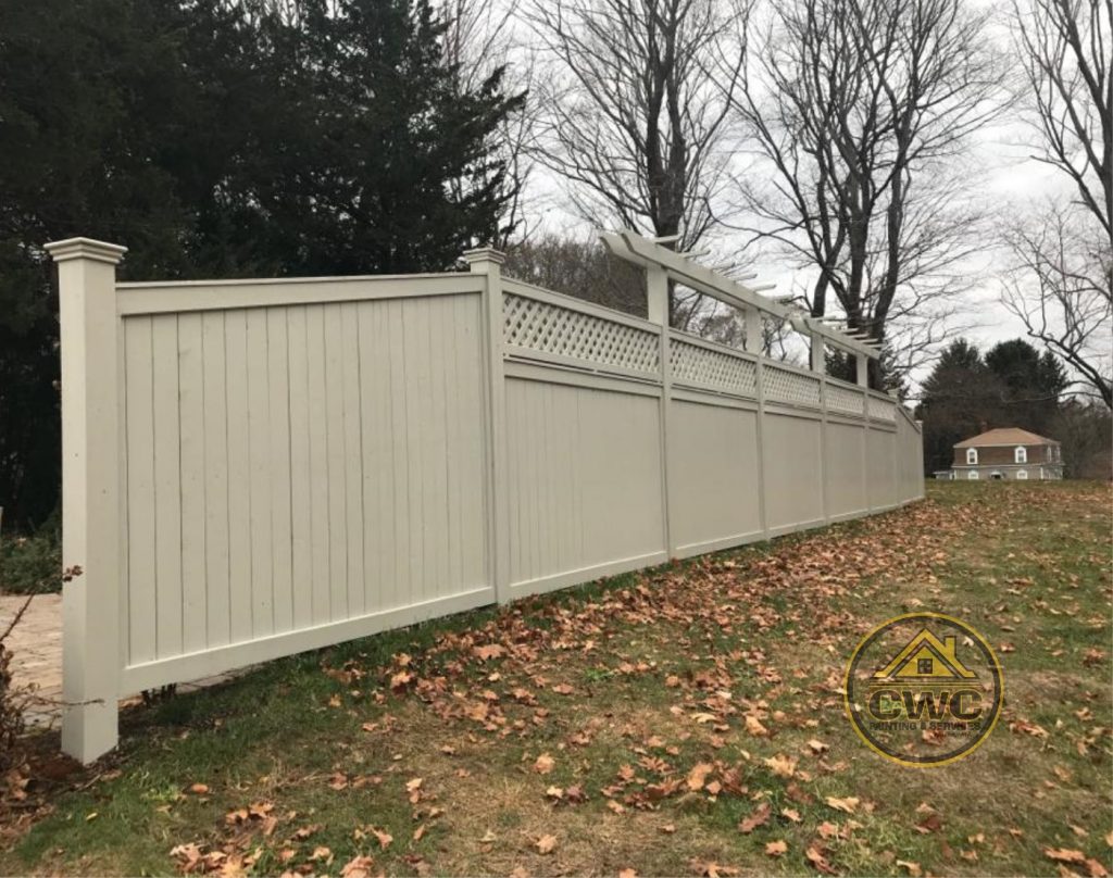 fence painting Beverly MA